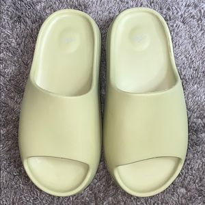 resin/green yeezy slides